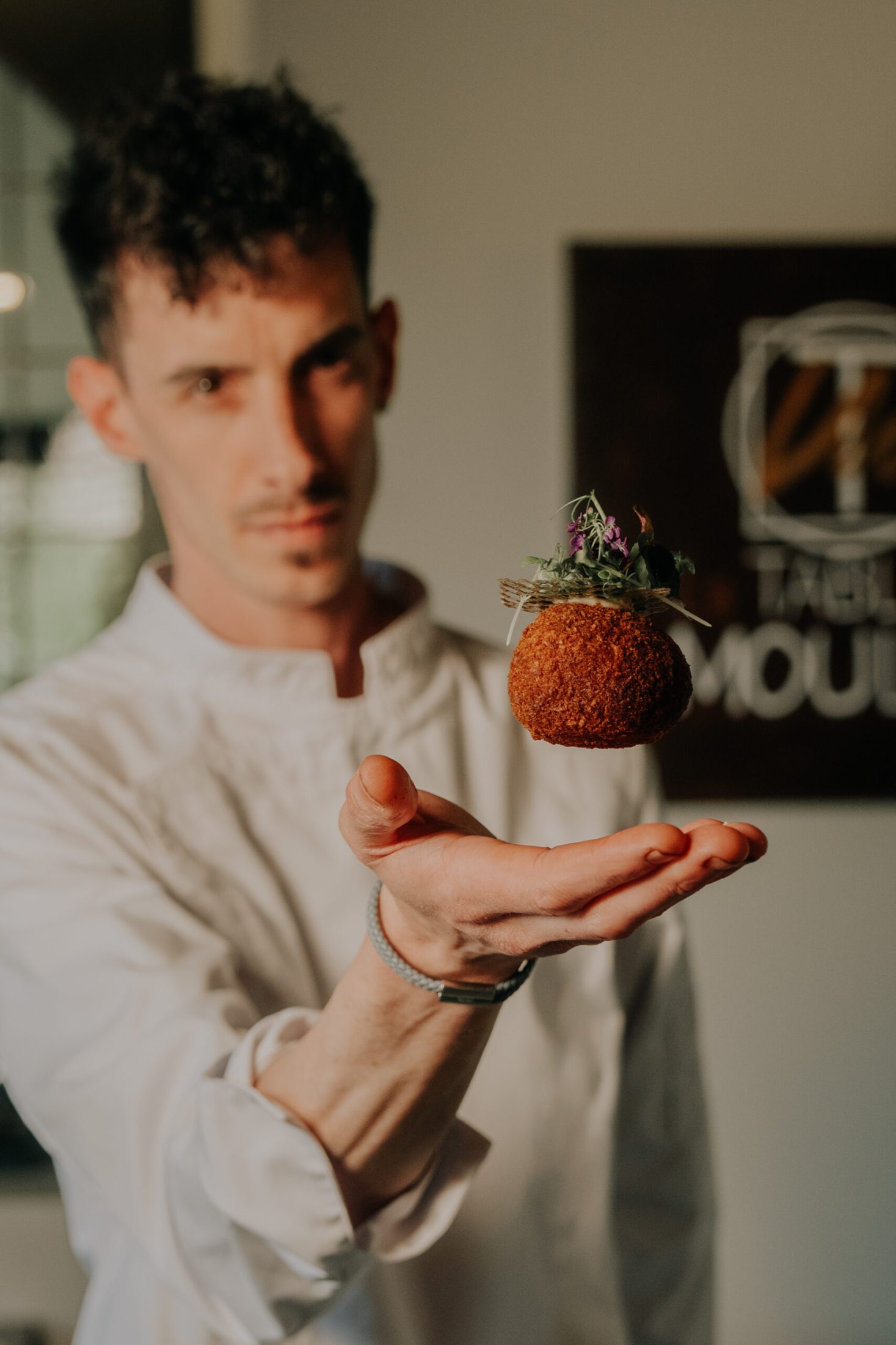 Cédric, chef de La Table du Moulin