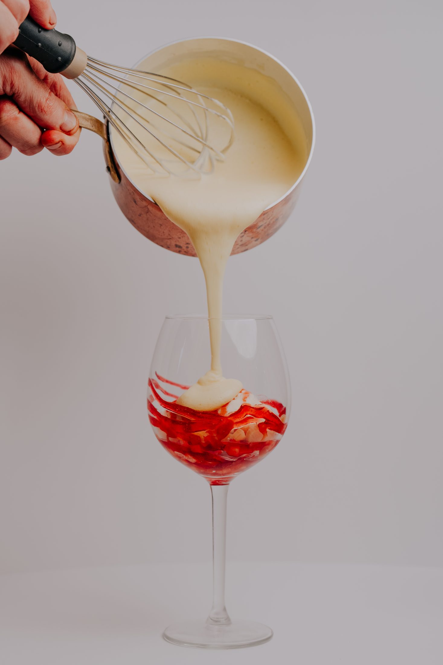 Dessert en verre